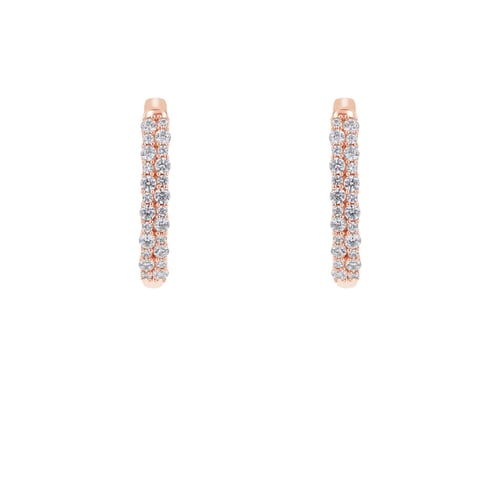 Runde Ohrringe mit Lab Grown Diamanten Nicholls