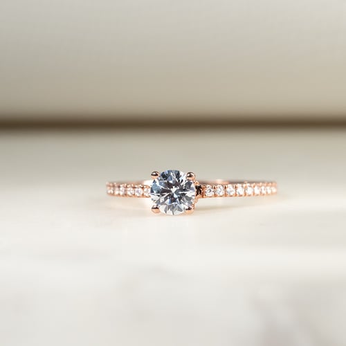 Verlobungsring mit Diamanten Prisha