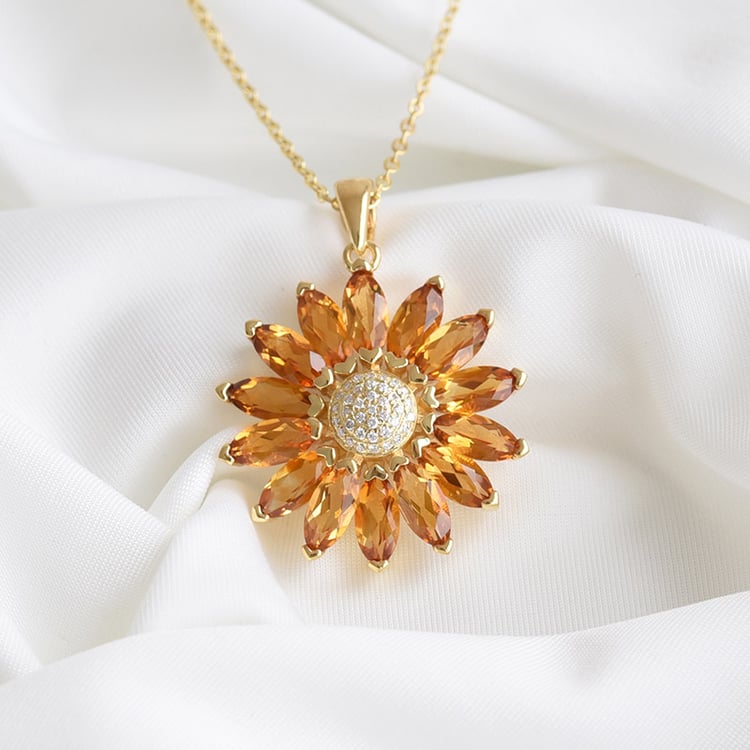 Citrinblume in Anhänger Kapwea 82684