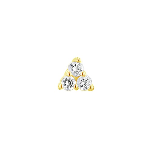Piercing Ohrring mit Lab Grown Diamanten Masha