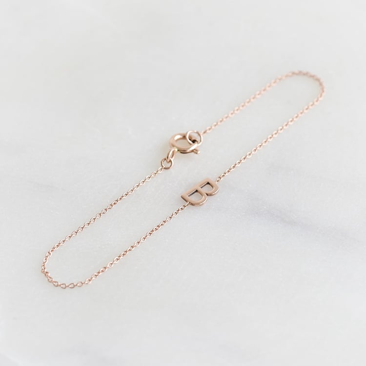 Armband mit Buchstaben Ihrer Auswahl Annika 88460