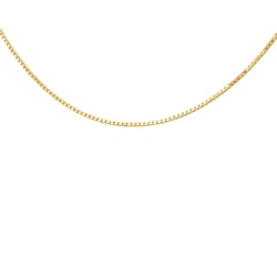 Zarte Goldkette mit 0.8 mm Breite und 45 cm Länge