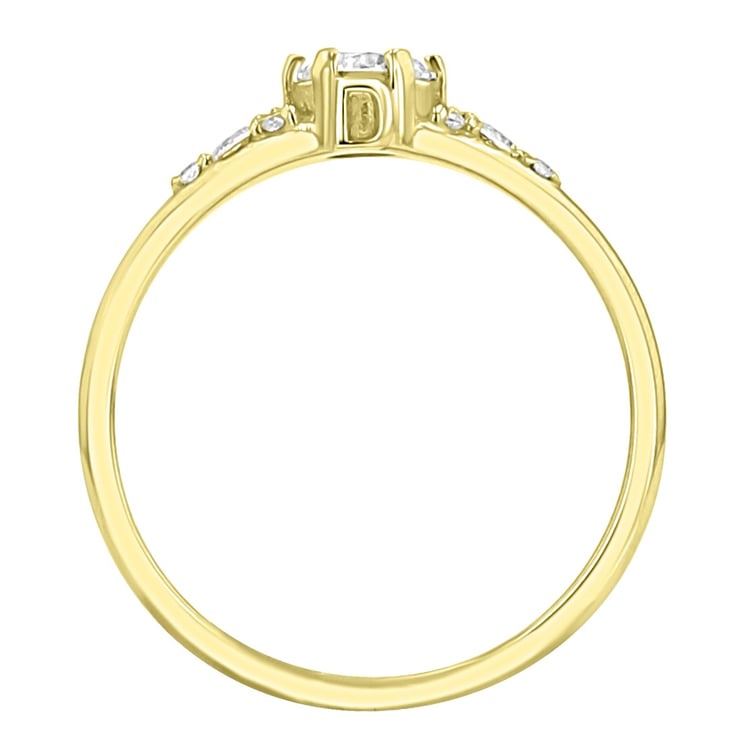 Verlobungsring mit Buchstaben und Lab Grown Diamanten Diana 166929