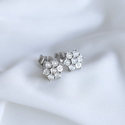 Elegante Diamantohrringe Svetlana
