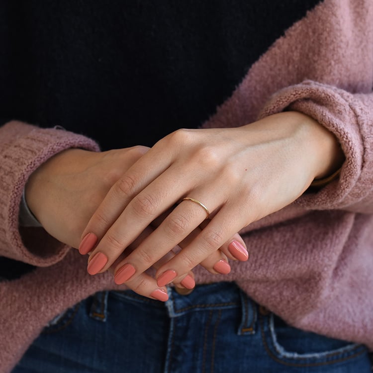 Minimalistische Eheringe aus Gold Claudia 71647