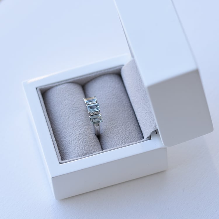 Ring mit Aquamarin 61471