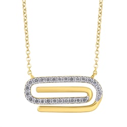 Halskette aus Gold mit Diamanten Aly