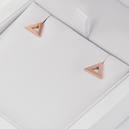 Goldenes Schmuckset mit Dreiecken Sienna