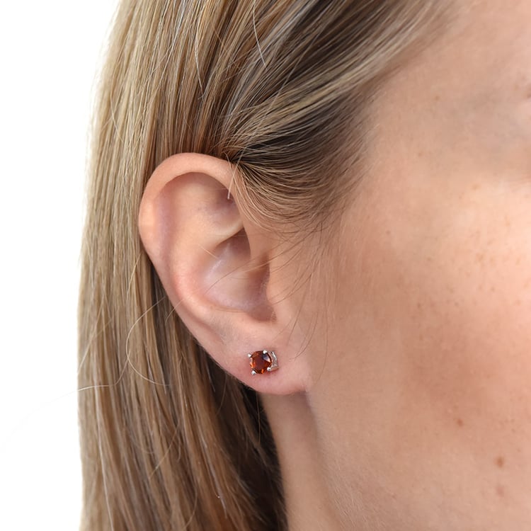 Minimalistische Ohrringe mit Madeira Citrinen Conchur 86158