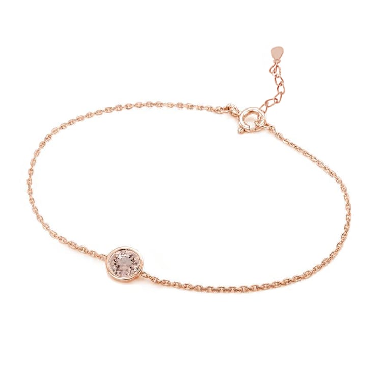 Silbernes Armband mit Morganit Arleth 104954