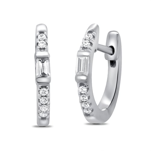 Creolen mit Diamanten Agni