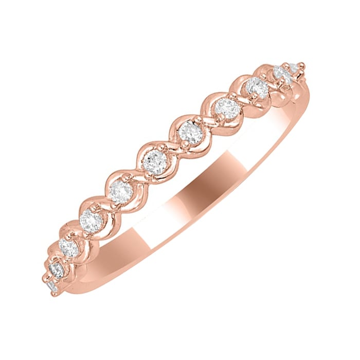 Eternity Ring aus Gold mit weißen Diamanten Lalia 59627