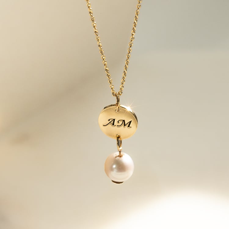 Perlenanhänger mit Gravur Hilda 138020