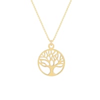 Anhänger aus Gold mit Baum des Lebens Zlatten