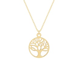 Anhänger aus Gold mit Baum des Lebens Zlatten