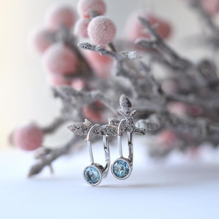 Ohrringe mit Topasen 52326