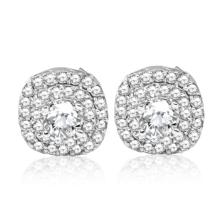 Luxuriöse Diamantohrringe Emanie