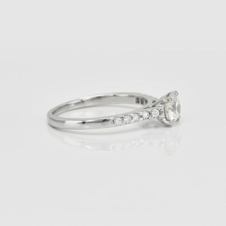 Platinring mit Diamanten 17922