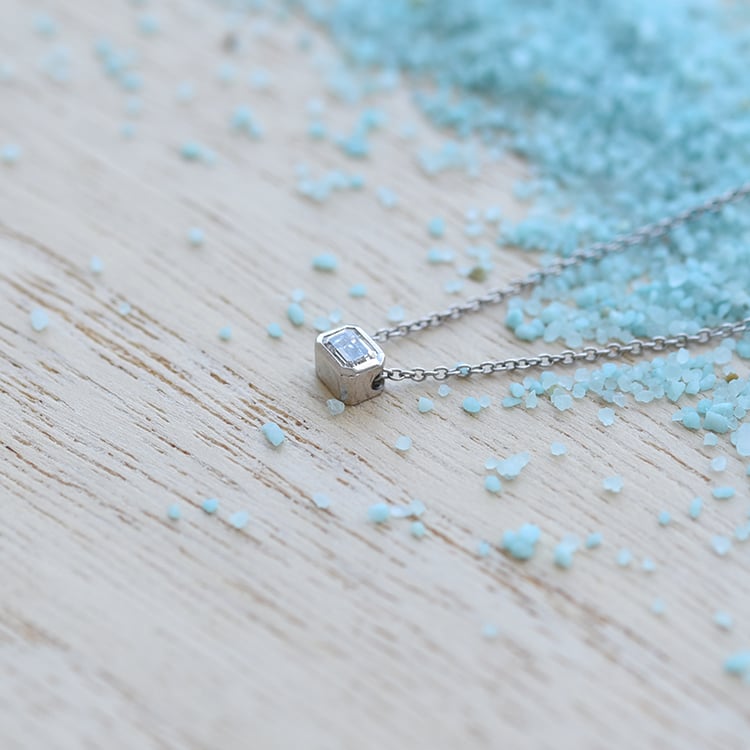 Diamant Anhänger mit Kette 62629
