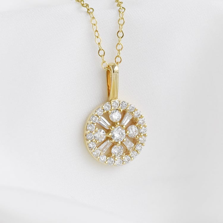 Halskette mit Diamanten 91066