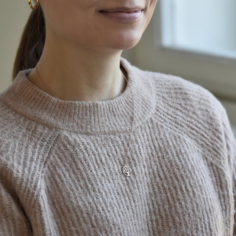 Anhänger aus Gold mit Baum des Lebens Zlatten 41723