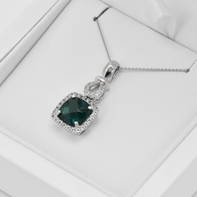 Anhänger mit Smaragd 36682