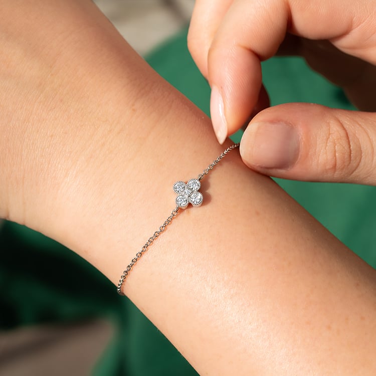 Moissanitarmband mit Diamanten Reith 143886