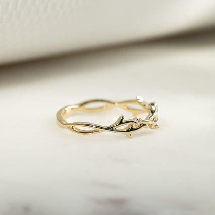 Eheringe aus einem Ring mit Lab Grown Diamanten und einem Komfort-Ring Hamana