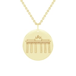 Personalisierter Anhänger mit dem Brandenburger Tor