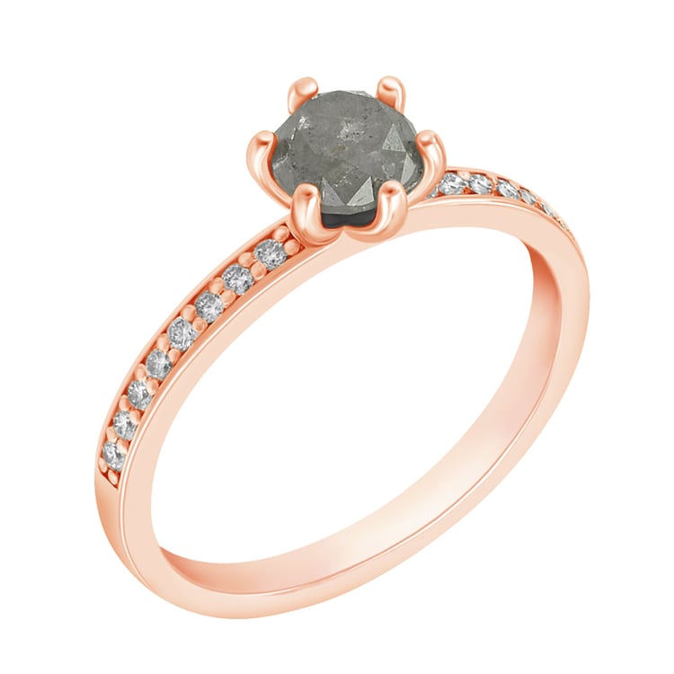 Verlobungsring mit Salt and Pepper Diamant Madilyn 73561
