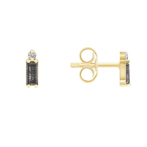 Ohrringe mit Baguette und Round Diamanten Xene