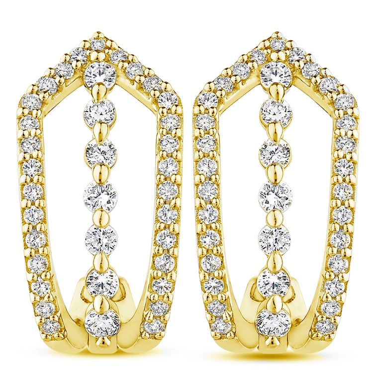 Luxuriöse Diamantohrringe Eustacia 51859