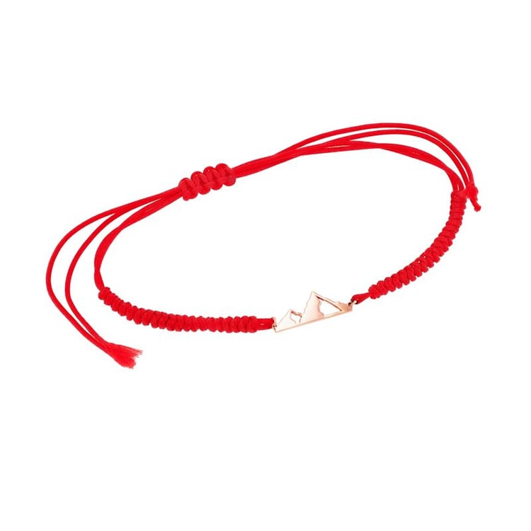 String-Armband mit Bergmotiv Mountain 108404