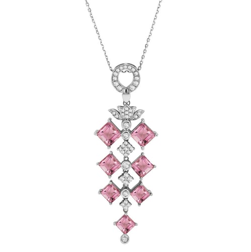 Anhänger voller Turmaline und Diamanten Dalisa