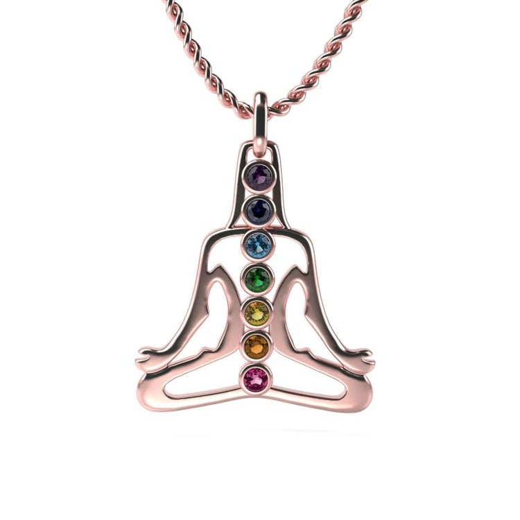 Goldener Anhänger Chakra