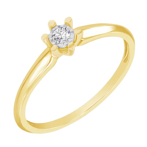Solitär-Ring mit einem Lab Grown Diamanten Leandra