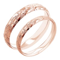 Eheringe mit von Hand gravierten Wolken Clouds