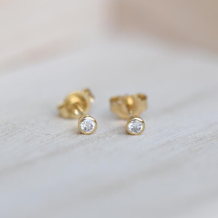 Minimalistisches Set aus Diamantschmuck Misu 147343