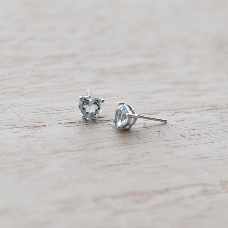 Ohrringe aus Gold mit Aquamarin 52918