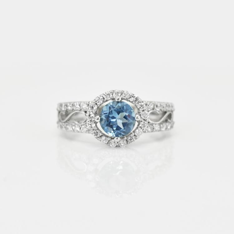 Goldring mit Topas und Diamanten Eriah 15595