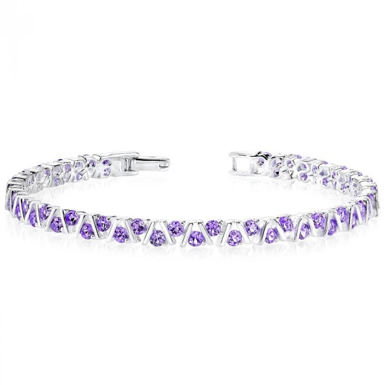 Armband mit Amethysten
