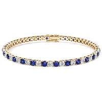 Tennisarmband mit Lab Grown Saphiren und Diamanten Vekic