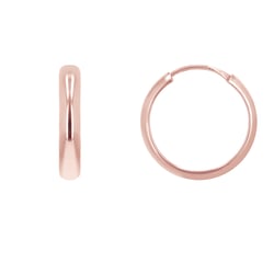 Goldene runde Ohrringe Dorian