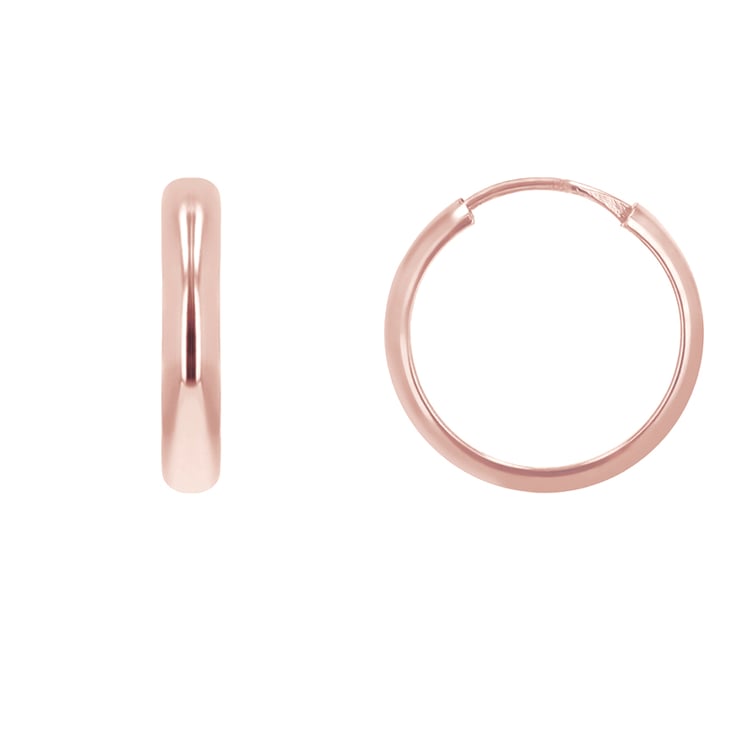 Goldene runde Ohrringe Dorian