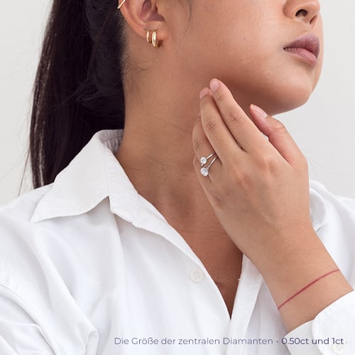 Verlobungsring mit Diamant Torres