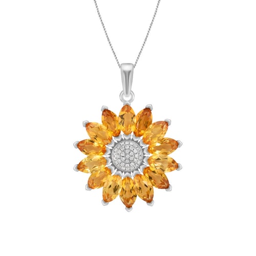 Citrinblume in Anhänger Kapwea