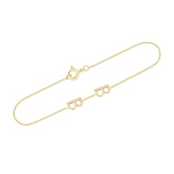 Armband mit 2 Buchstaben Ihrer Wahl Annika