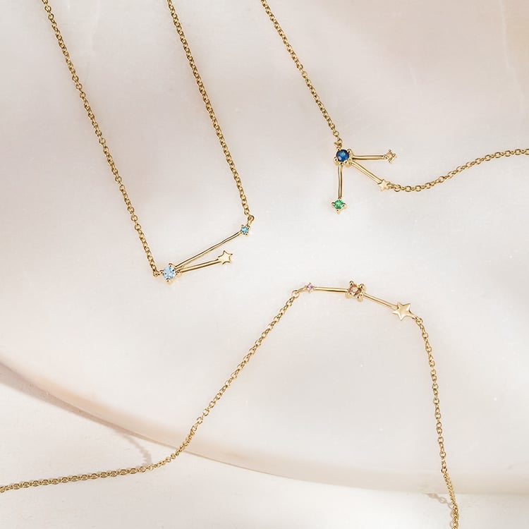 Halskette mit Tierkreiszeichen Aquarius 161302