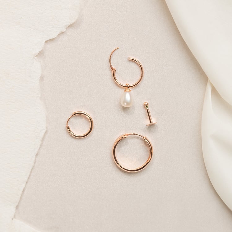 Goldener Labret Piercing Ohrstecker Izis 138343