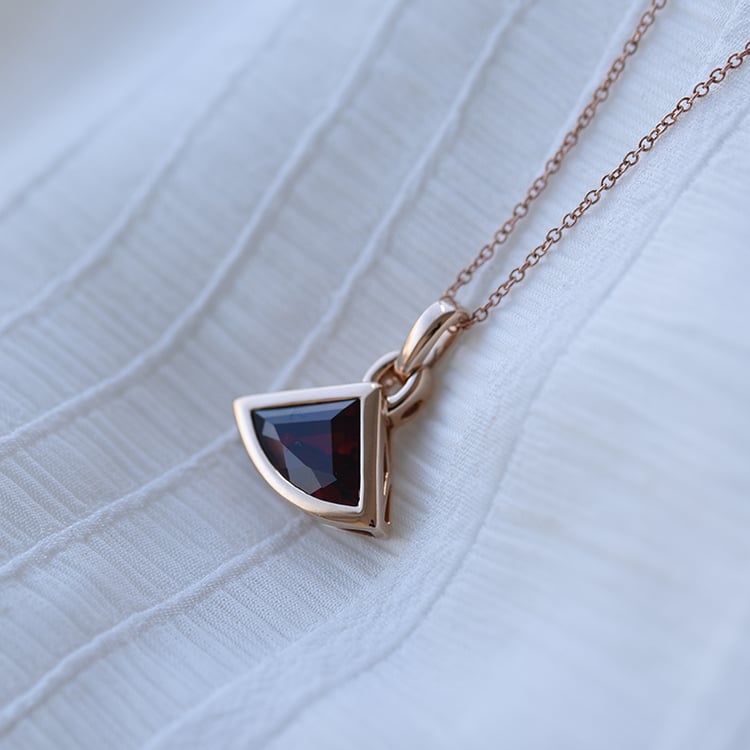 Anhänger mit Granat in Roségold Zaniah 61466